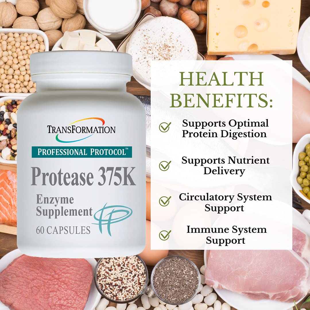 TRANSFORMATION Genesis capsules inside bottle showing high-potency enzymes for digestion