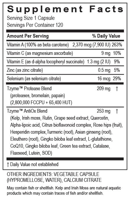 TRANSFORMATION Protease IFC packaging with high potency vitamins to support energy.