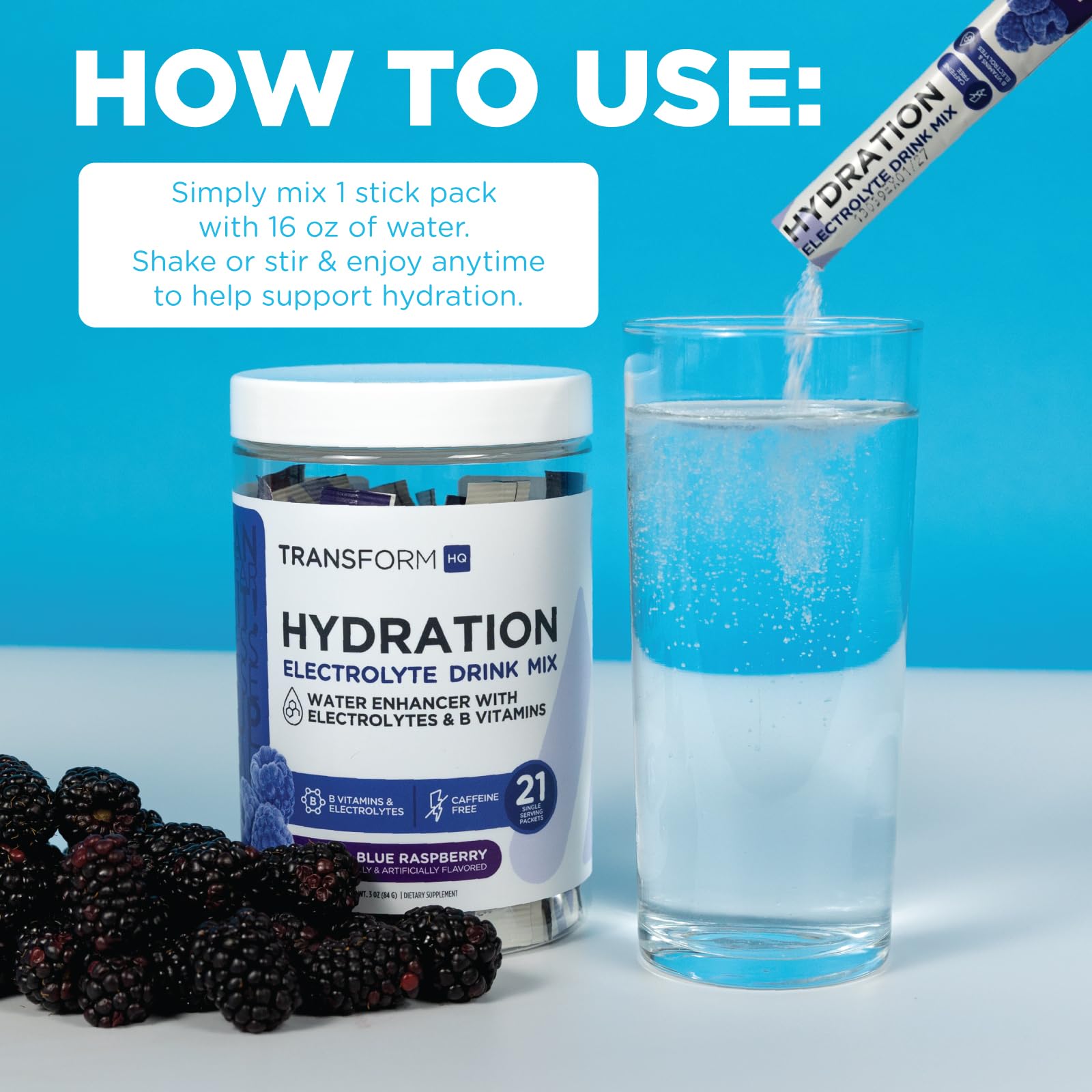 Active lifestyle scene with TransformHQ hydration during a workout