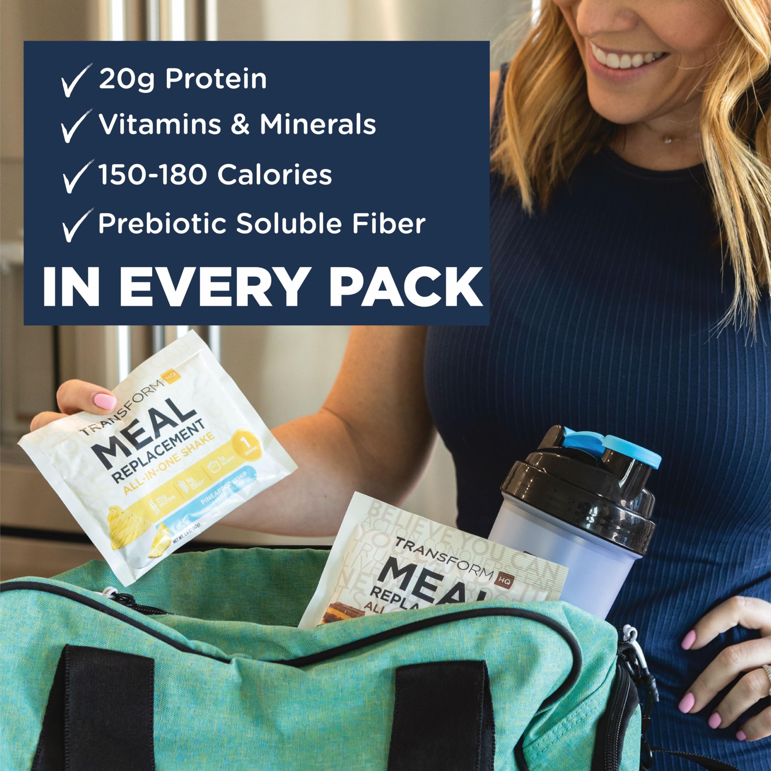 TransformHQ quick-mixing instructions for fast, smooth shakes.