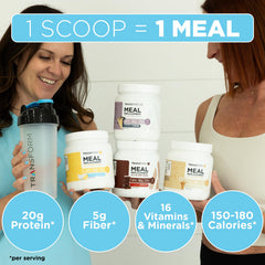 TransformHQ gluten-free and non-GMO badge on packaging communicates clean ingredients.
