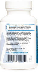 TransformHQ Longevity Skin Support ingredients visual highlighting skin wellness boosters.