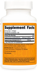 TransformHQ Vitamin K2 D3 daily-dose packaging suggests an easy one-per-day routine.