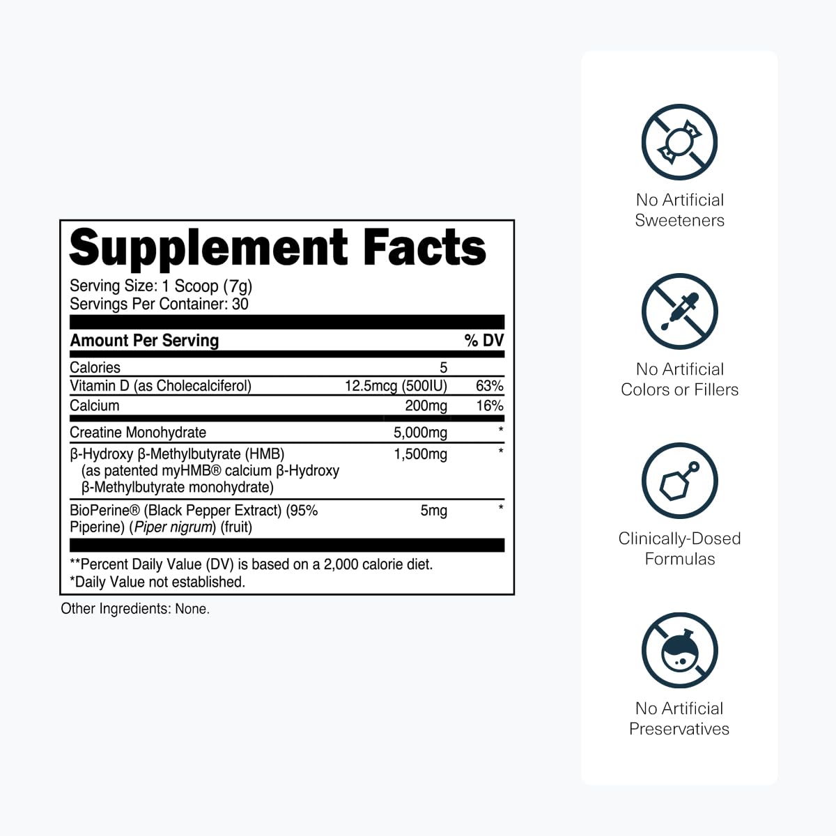 Transparent Labs Creatine HMB pour into glass demonstrates easy mixing.