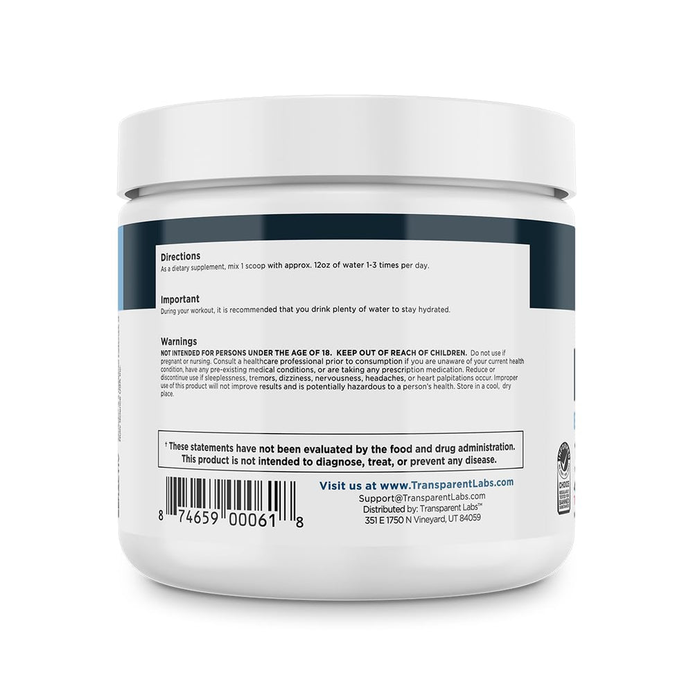 Transparent Labs Hydrate athlete using during training for steady hydration.
