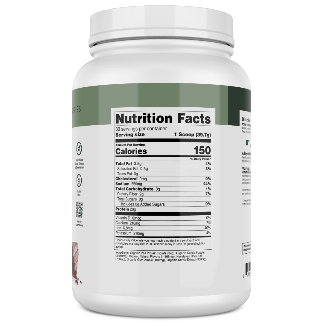 Transparent Labs post-workout pea protein shake in a glass after training.