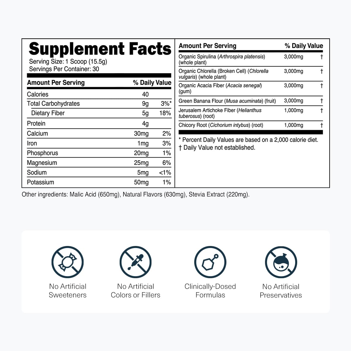 Transparent Labs Prebiotic Greens powder dissolving in water for quick mix