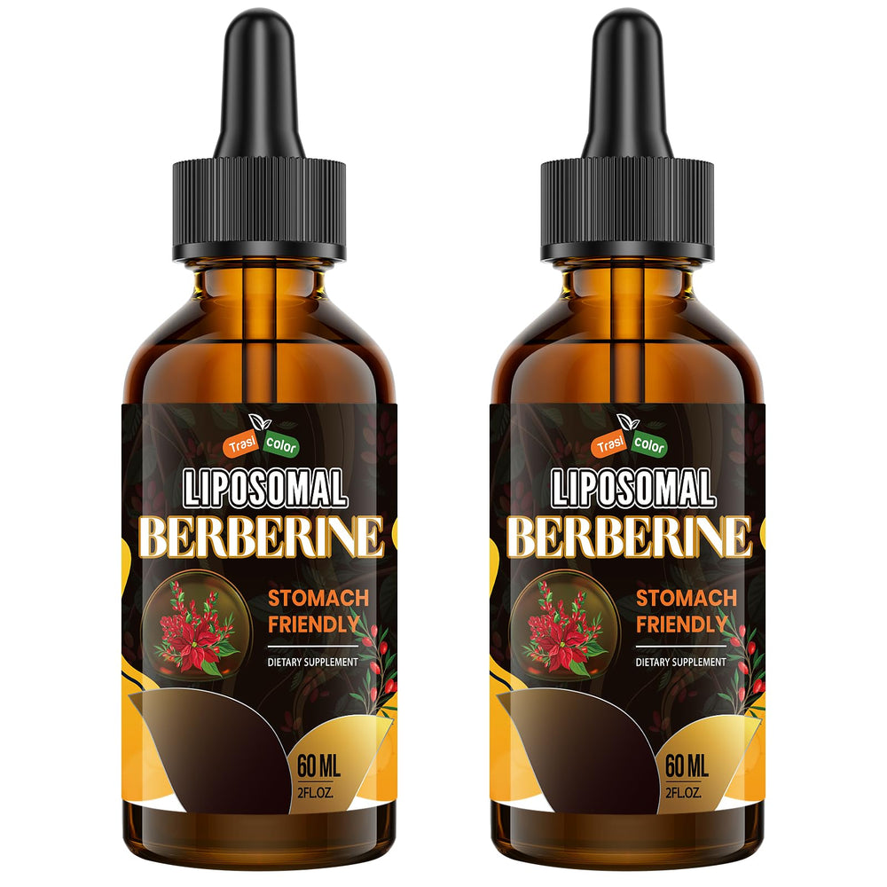 Trasicolor Berberine liquid dropper for easy daily dosing.