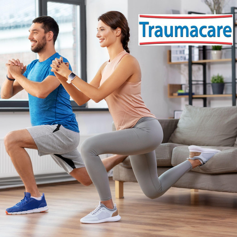 Flat lay Traumacare Cream with towels for relaxation.