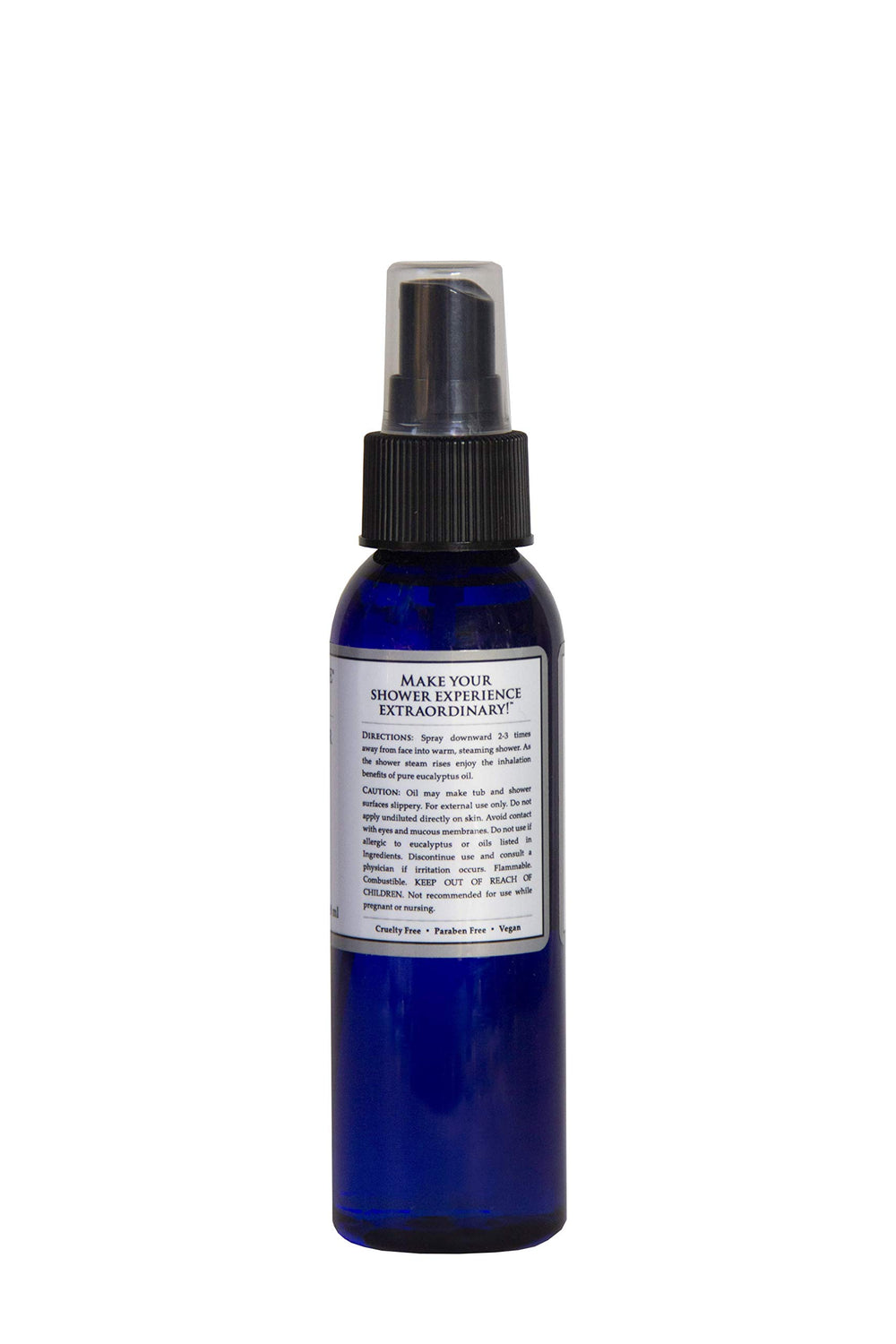 Travertine Spa Steam Shower Spray Trinity in travel bag for spa-like showers.