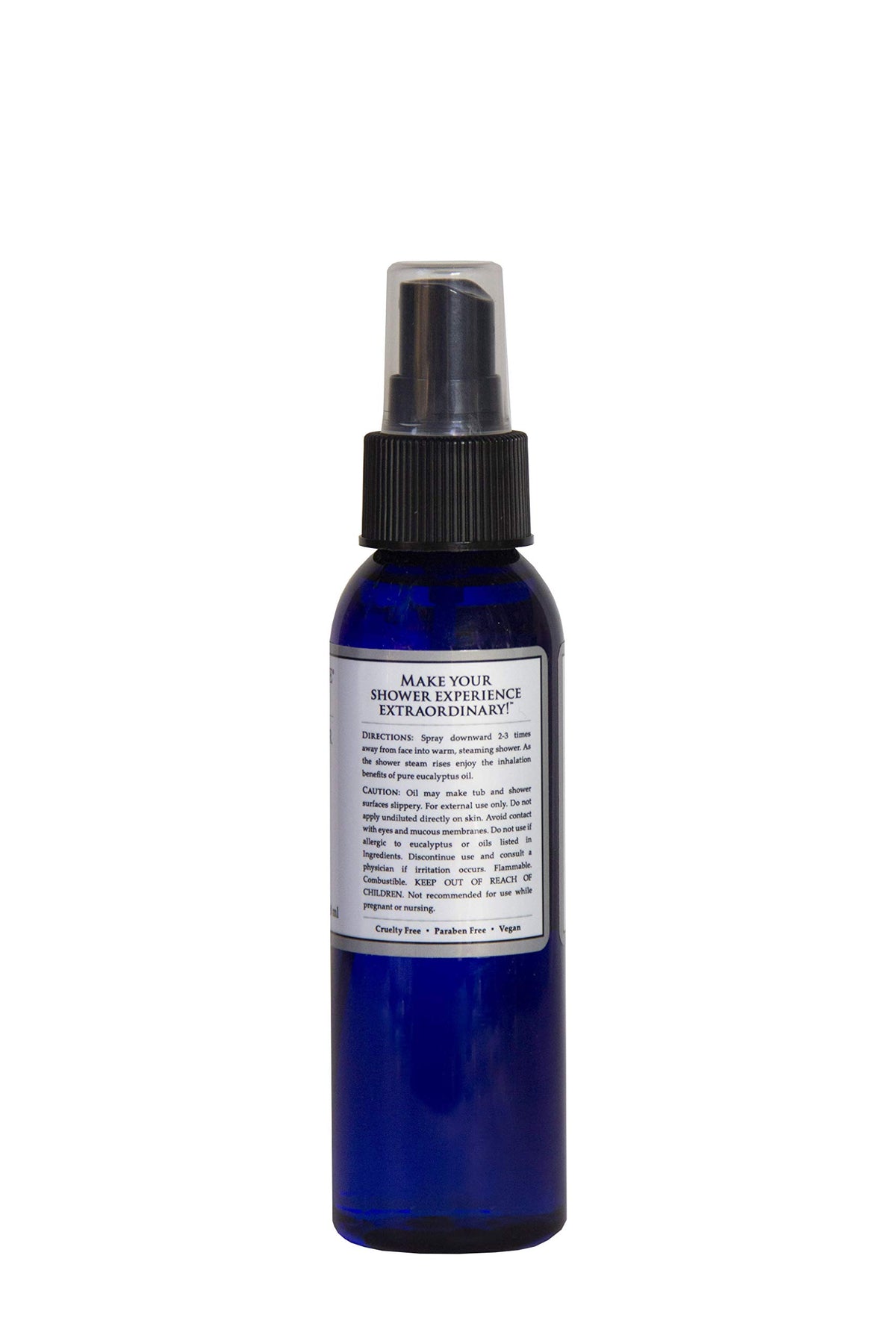 Travertine Spa Steam Shower Spray Trinity in travel bag for spa-like showers.