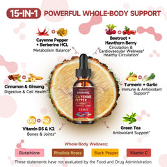 Trawecual 15-in-1 formula bottle showing comprehensive wellness support.
