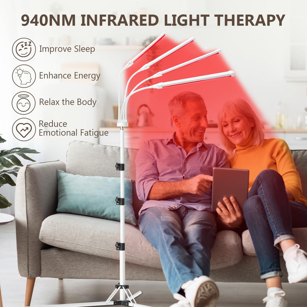 Trayvespace four-heads infrared light providing wide coverage for sessions.