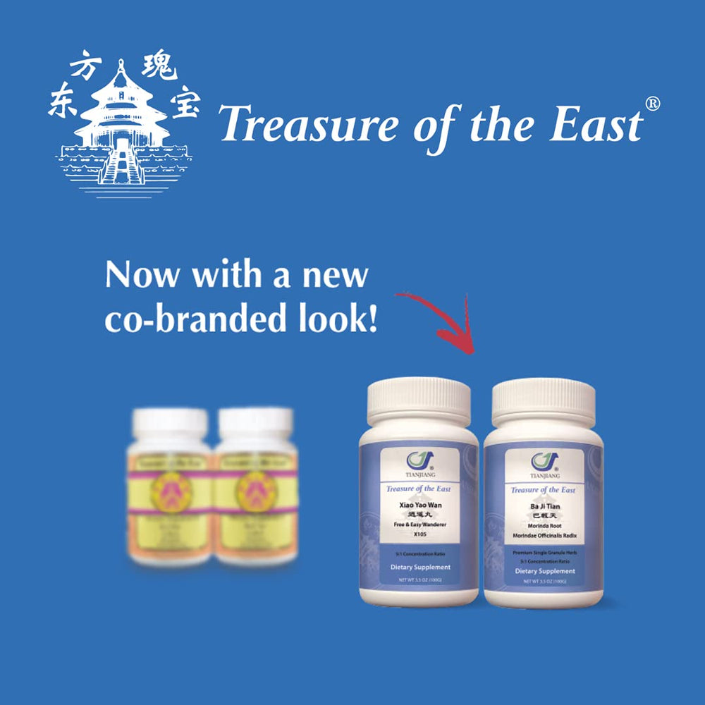 Treasure of the East sulfur-free herbs—sustainably sourced and preservative-free.