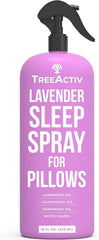 TreeActiv Sleep Spray bottle with lavender chamomile for a calming bedtime routine