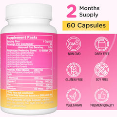 Trehealtt 70B CFU label close-up emphasizes probiotic potency.