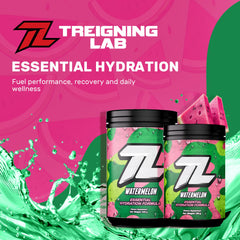Treigning Lab Hydration powder dissolving in water for a smooth drink