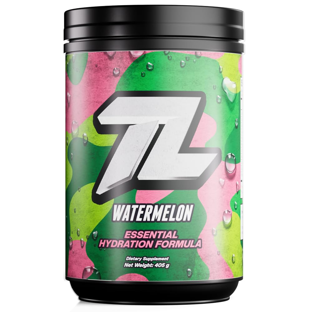 The Treigning Lab watermelon electrolyte powder pour supports quick hydration after workouts