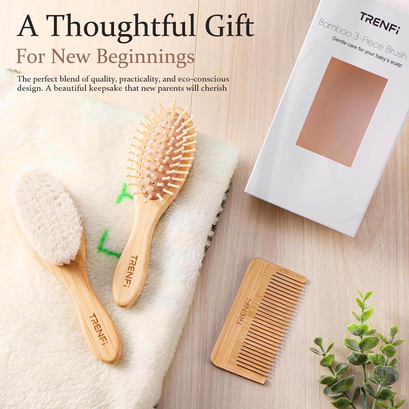TRENFI baby grooming routine promotes calm bedtime rituals