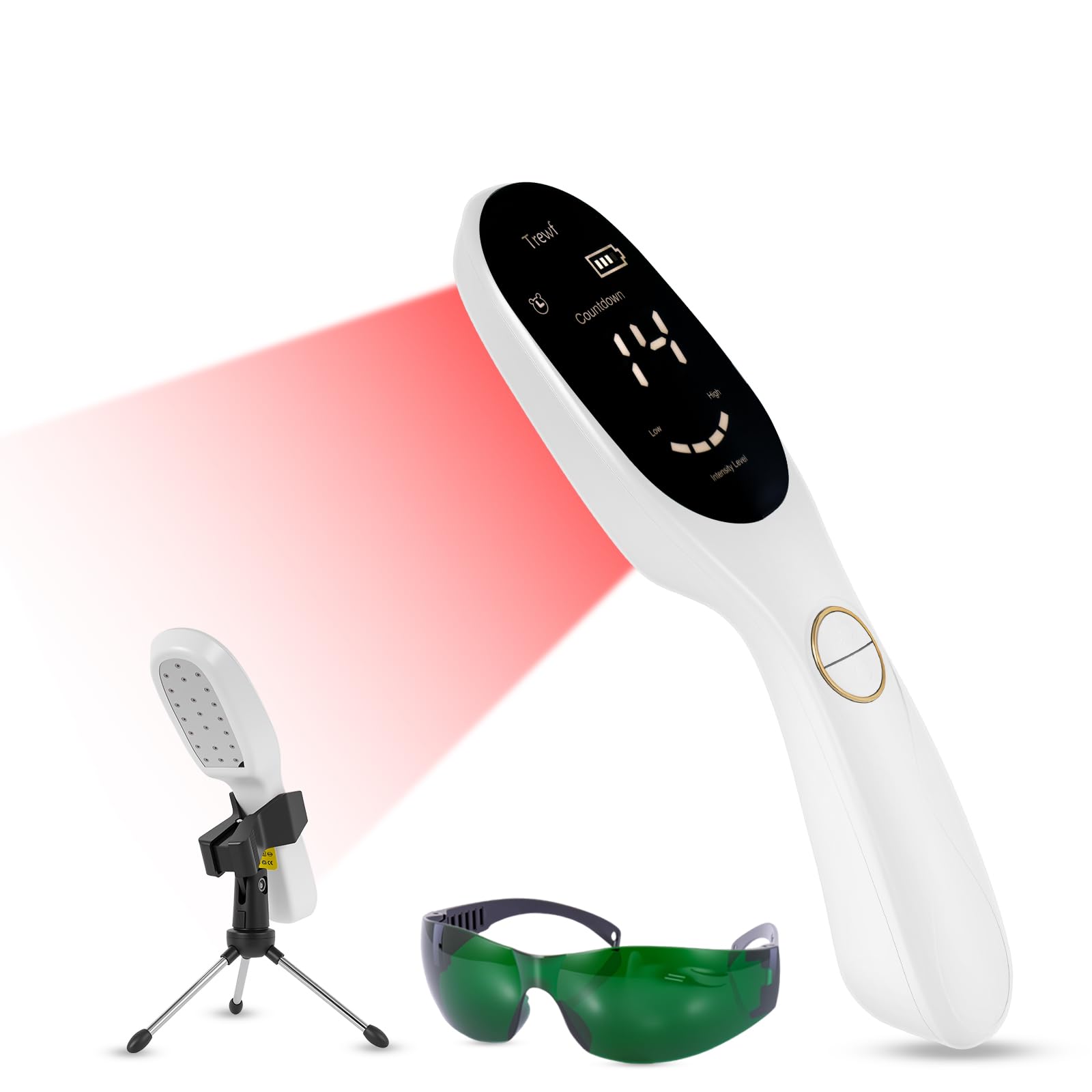 Trewf cold laser therapy device front view for at-home joint and muscle comfort