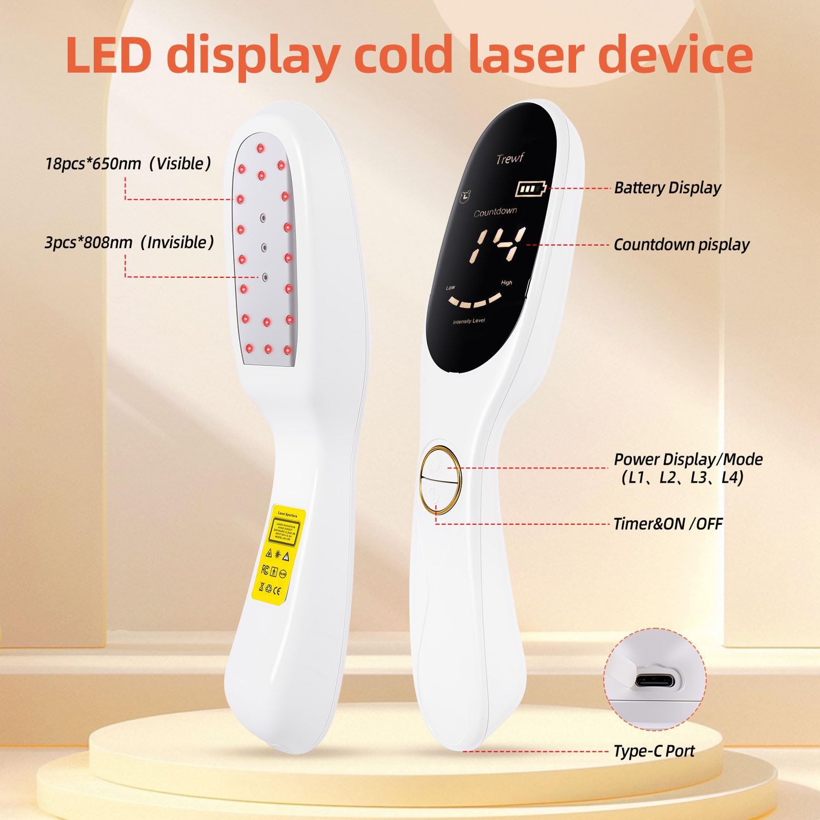 Trewf handheld device with adjustable stand enabling hands-free sessions