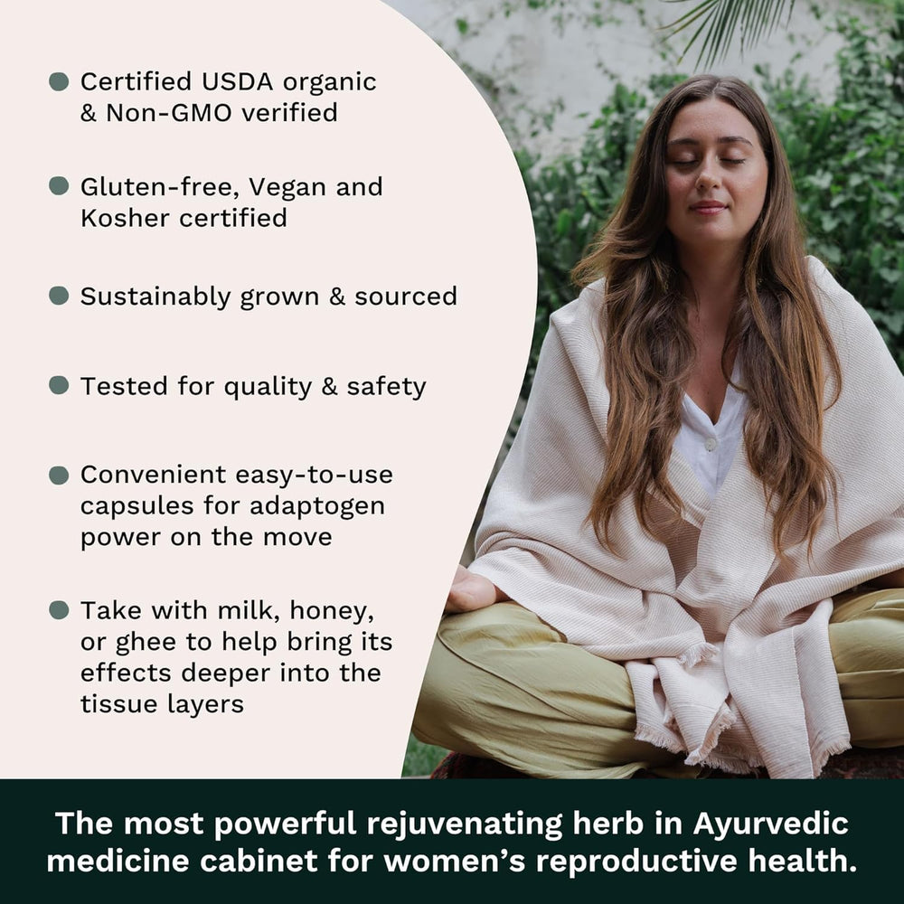 TRIBE ORGANICS Sustainable Indian farms ensuring ethically sourced Shatavari.