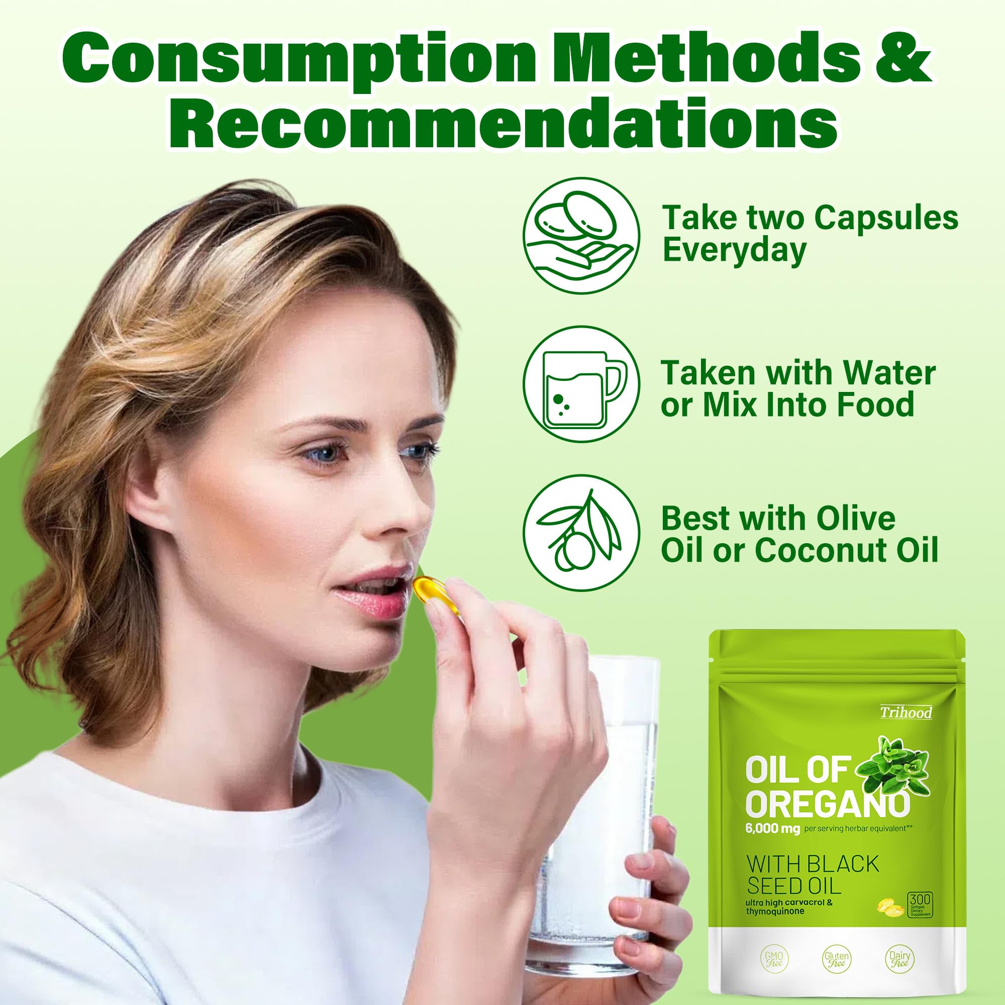 Trihood formula designed to support immune function and digestive comfort.