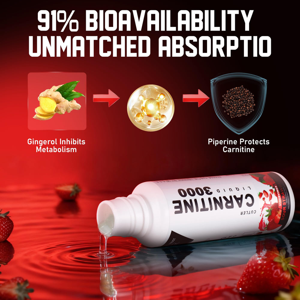 Trihood Liquid L-Carnitine 3000 organic stevia label communicates no artificial flavors