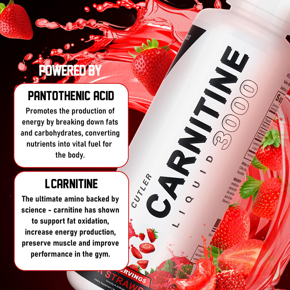 Trihood Liquid L-Carnitine 3000 serving prep for pre or post workout use