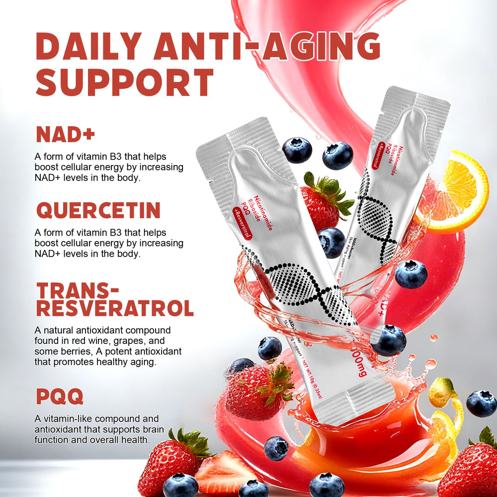 Trihood NR and resveratrol ingredient close-up for mitochondrial support