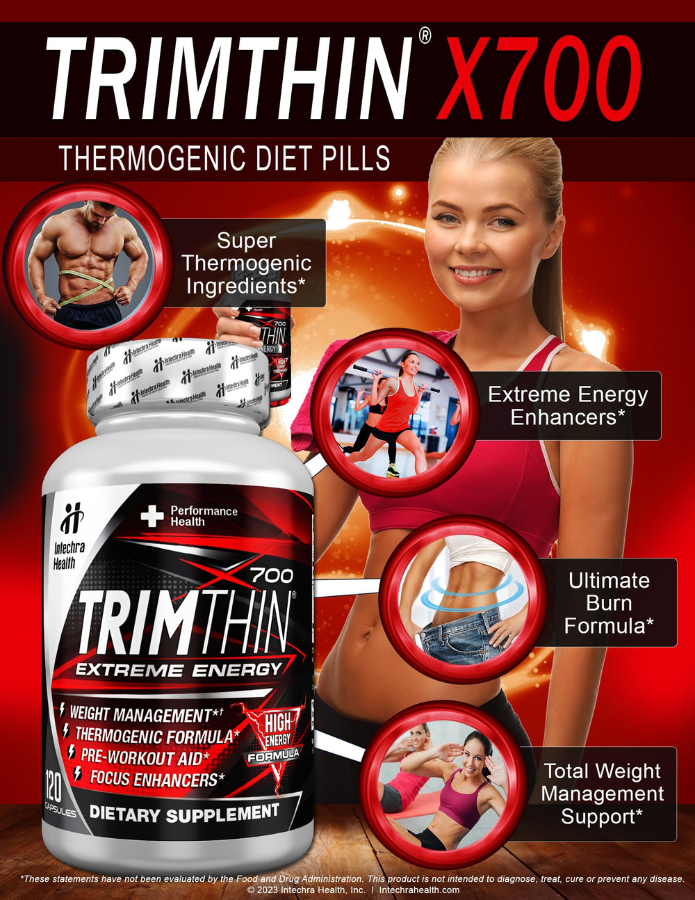 TrimThin X700 in action during a HIIT session for focus and stamina.