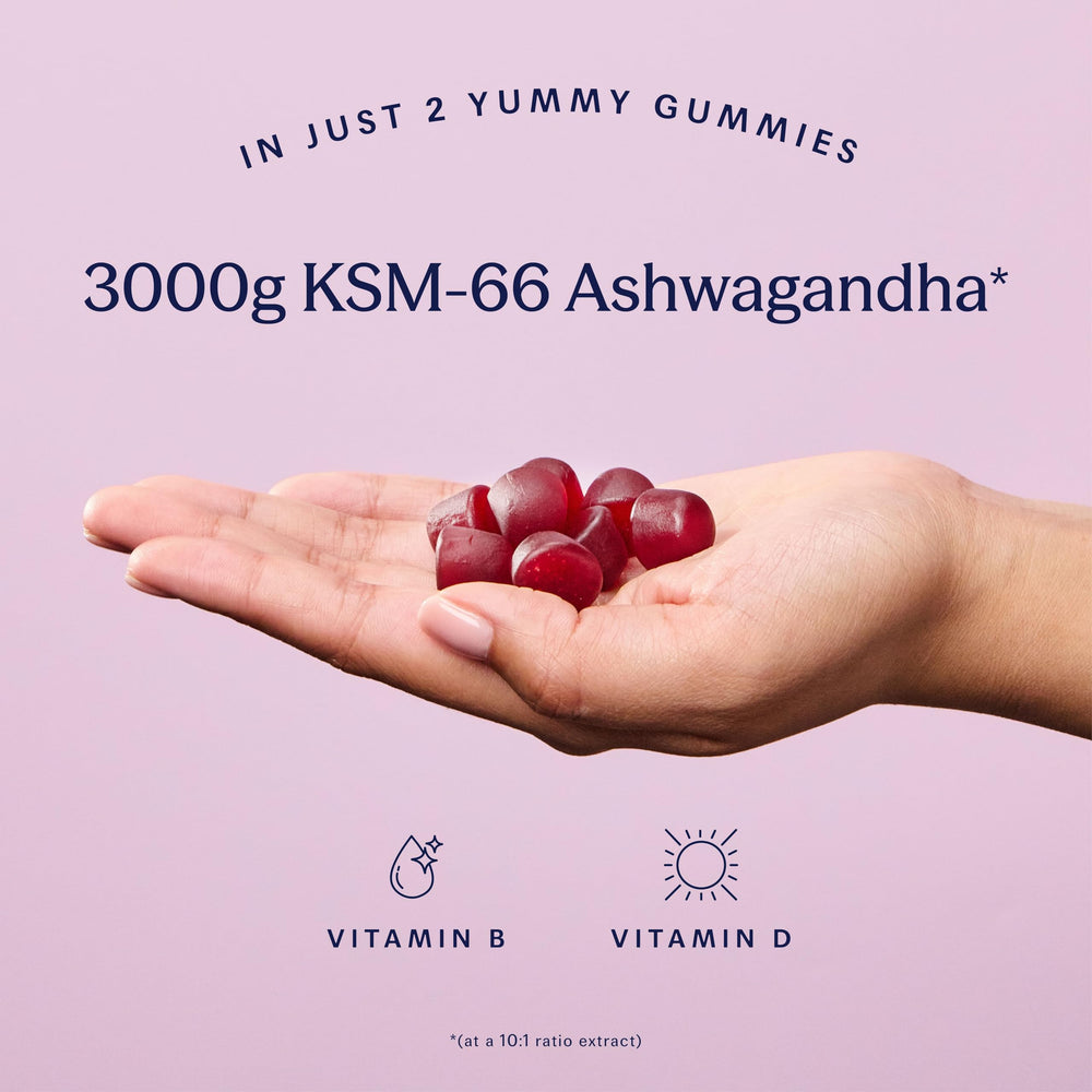TRIP Ashwagandha Gummies close-up of velvety texture and cherry flavor