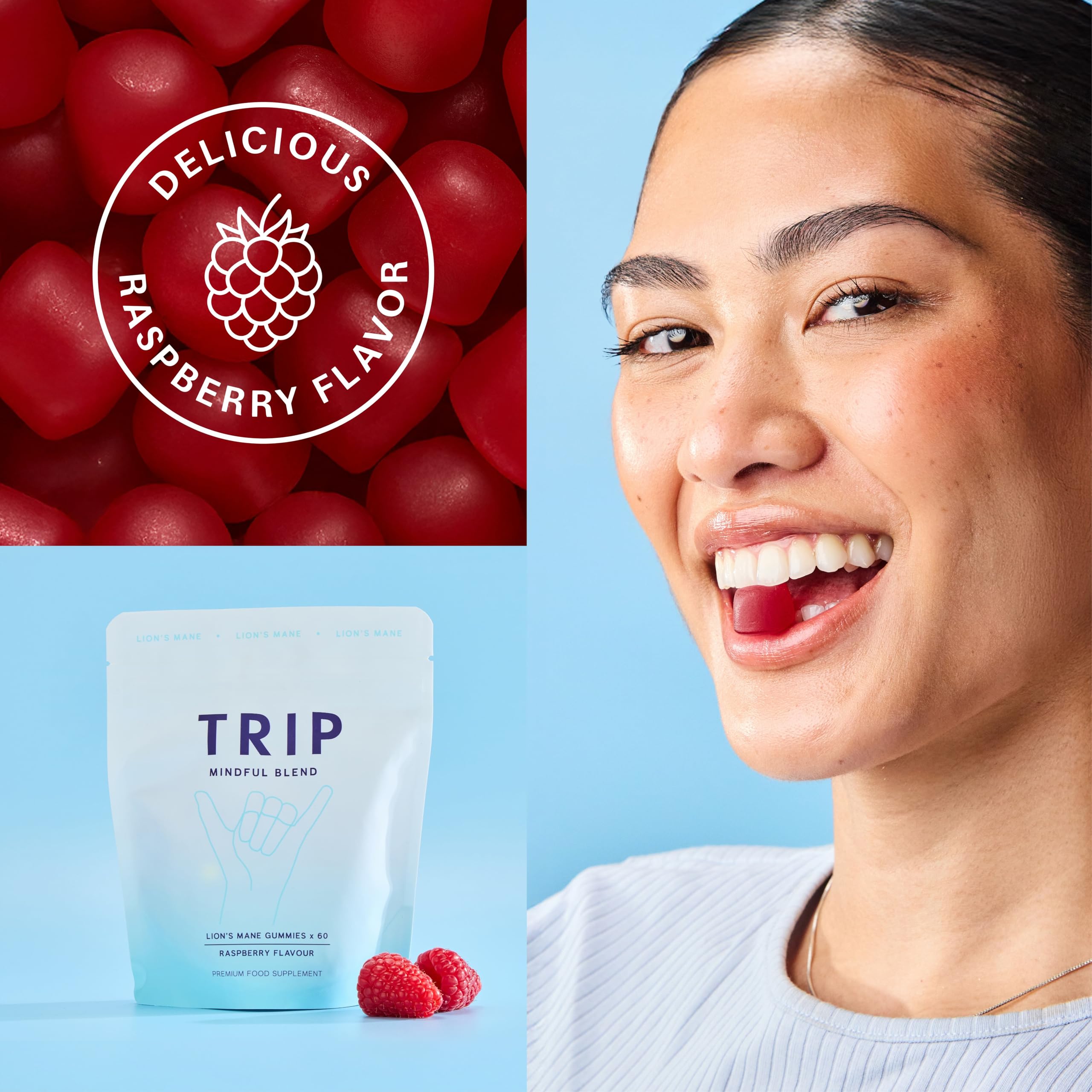 Take two gummies daily for a simple, on-the-go dose.