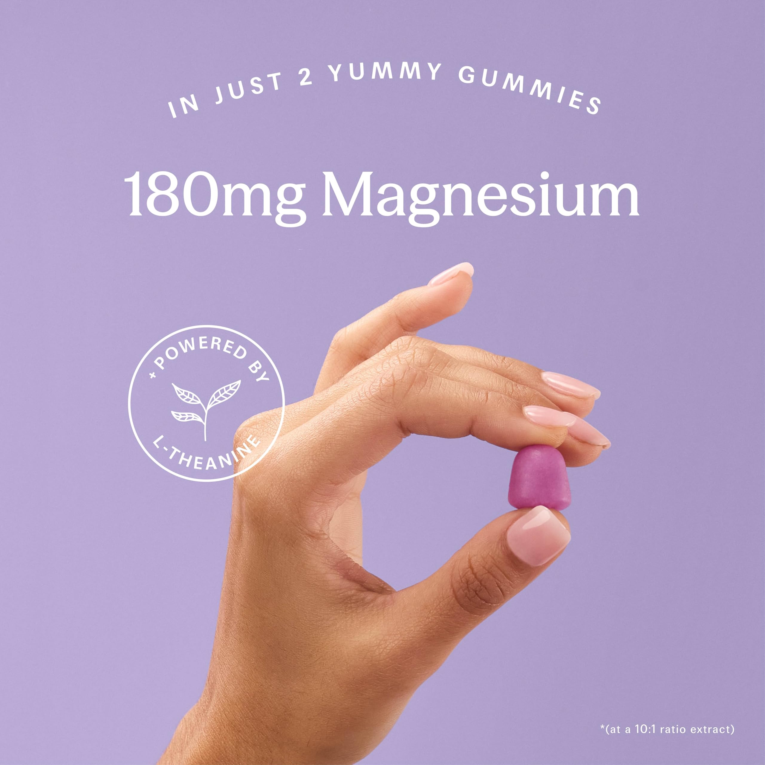 Close-up of TRIP magnesium gummies soft jelly texture