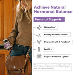 Triquetra Health FemoSitol ingredients panel highlighting natural inositol blend.