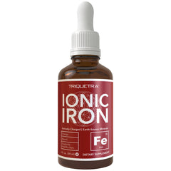 Triquetra Health Ionic Iron bottle ready for daily dosing