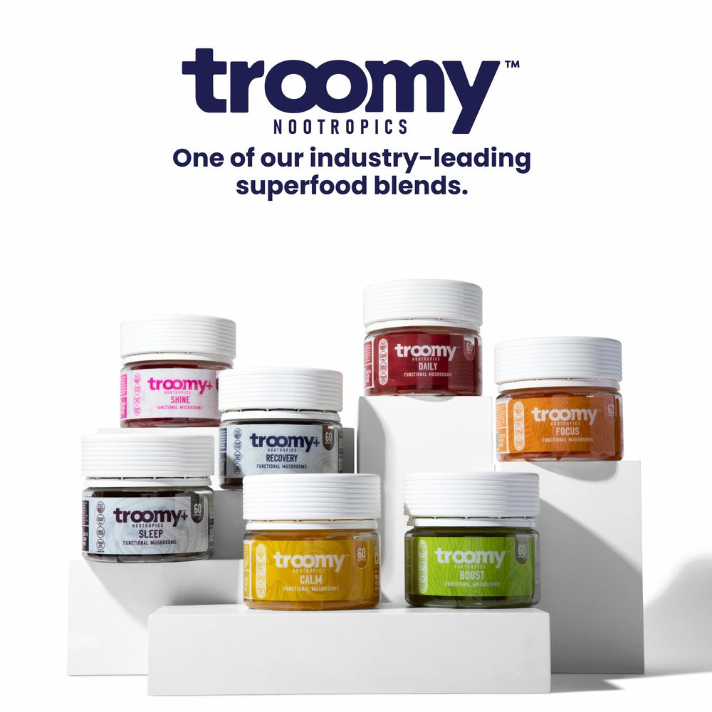 Troomy Recovery gummies serving idea for a convenient daily ritual