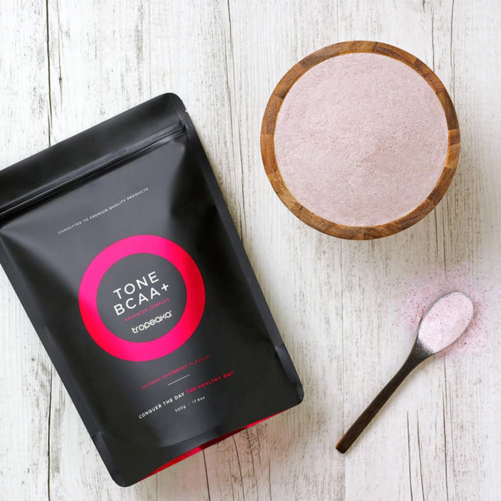 Tropeaka Tone BCAA+ scoop ready for daily endurance and recovery use