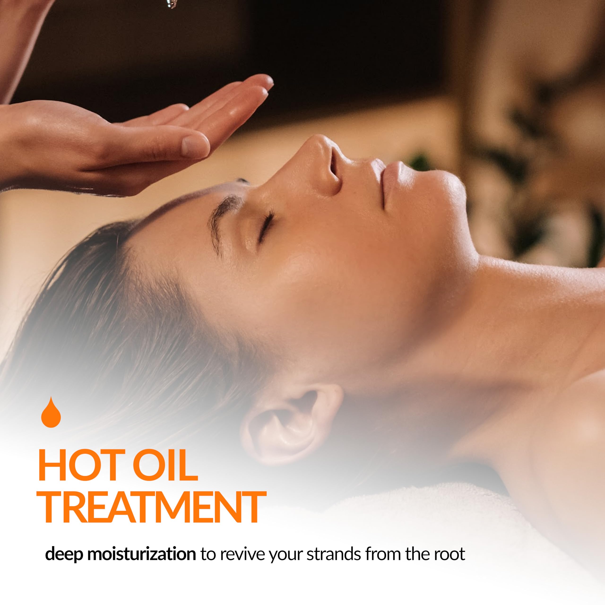 Tropic Isle Living JBCO used in hot oil treatment for scalp refreshment