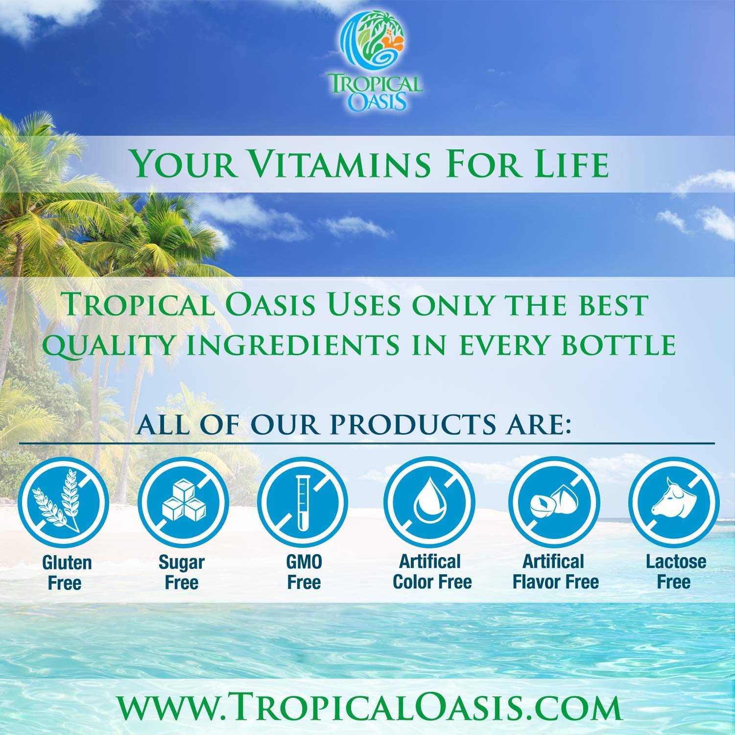 Tropical Oasis 74-mineral liquid shows diverse nutrient support.