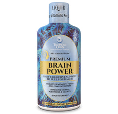 Tropical Oasis Brain Power bottle pour for fast absorption during daytime