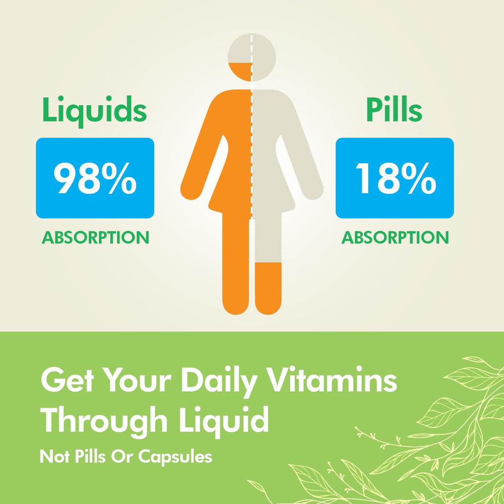 Tropical Oasis Brain Power packaging emphasizing clean, vegan formula