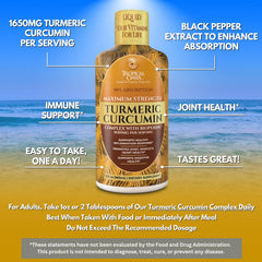 Tropical Oasis Liquid Turmeric Curcumin drops added to water for easy consumption