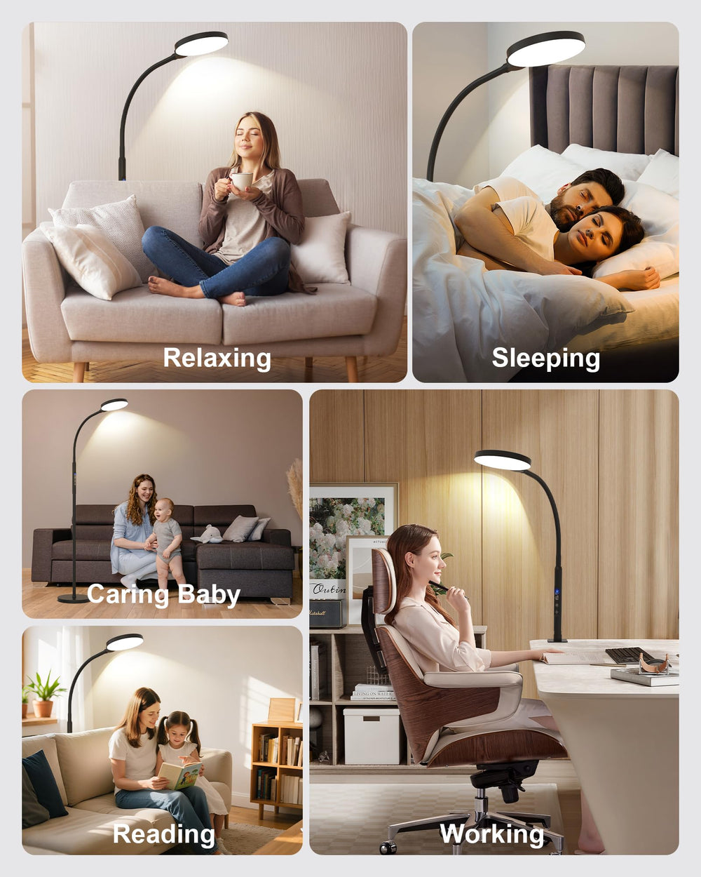 TroupePal sleek black lamp fits home office and living room