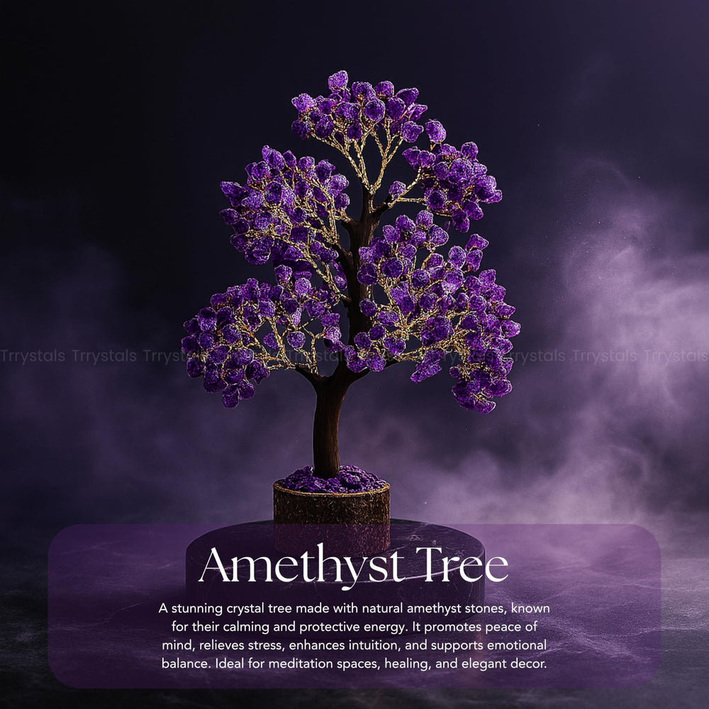 Trrystals Feng Shui crystal bonsai decor promotes balance and calm in any room.