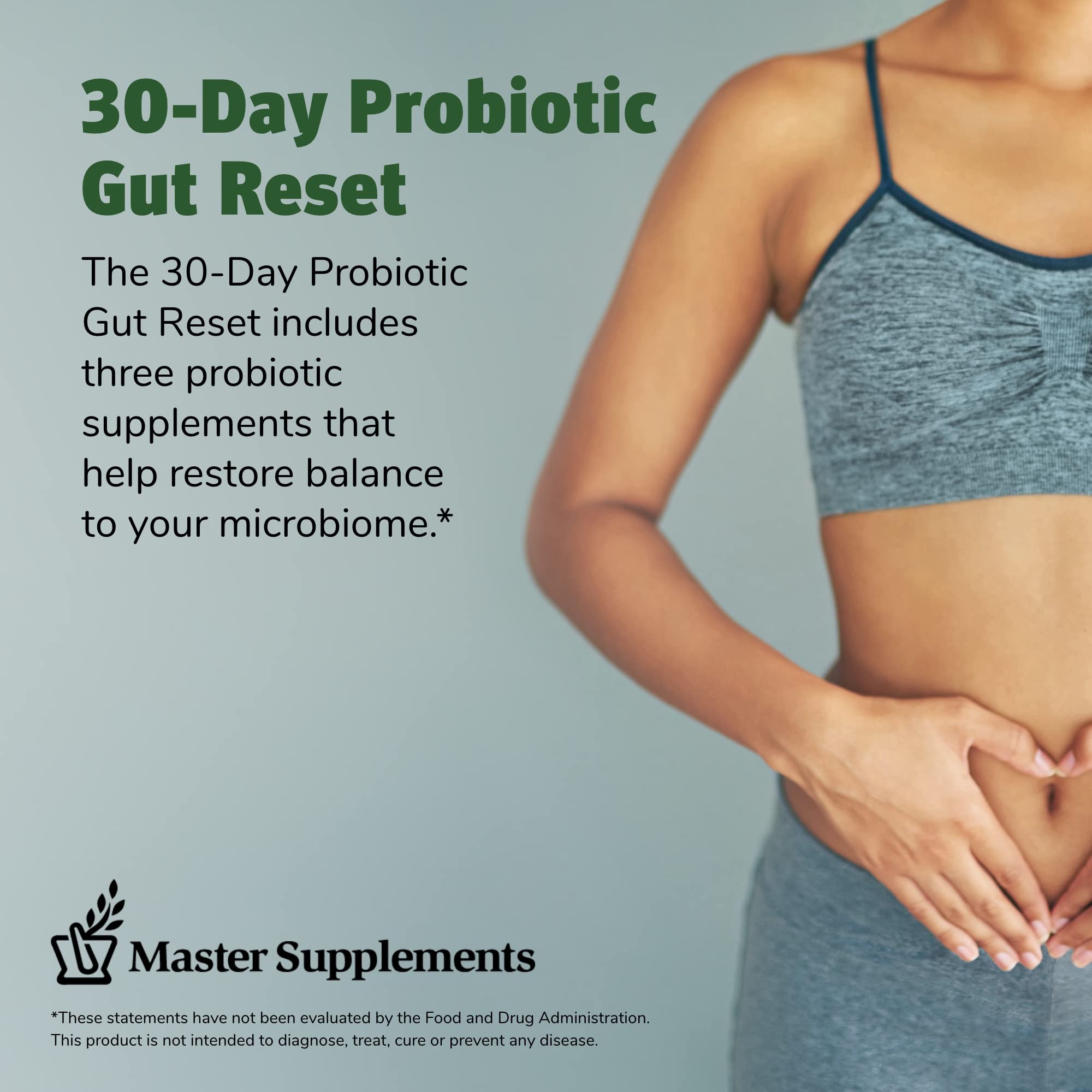 TruBifido 30-day probiotic bottle highlighting five strains for immune and regularity