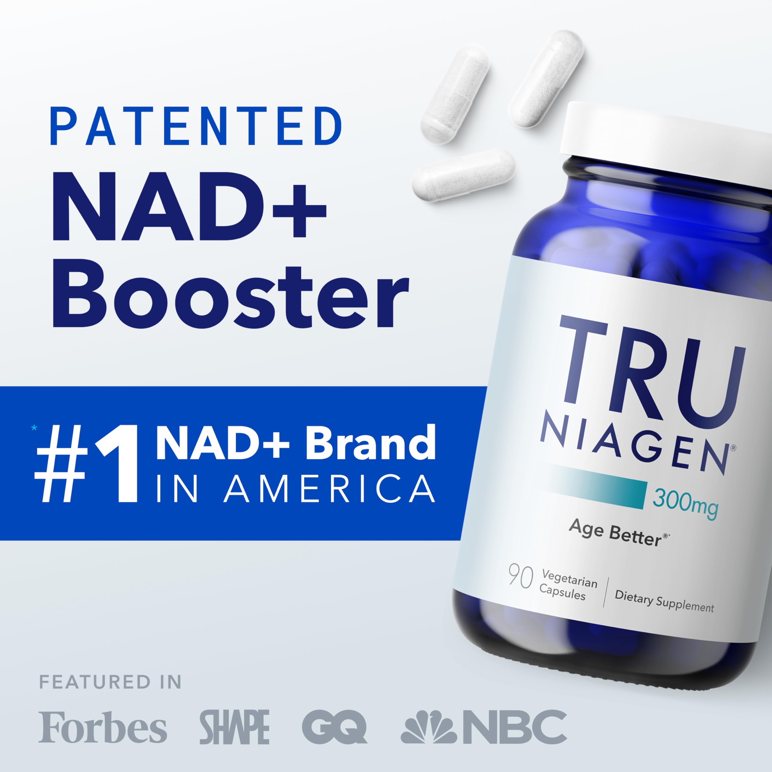 TRU NIAGEN in a morning routine scene suggesting steady energy.