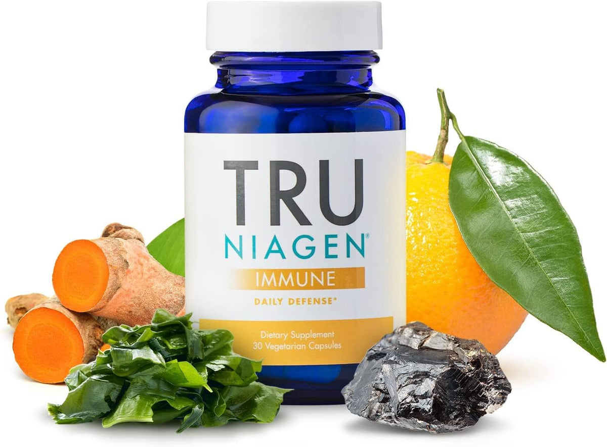 TRU NIAGEN Immune bottle front for daily cellular energy support
