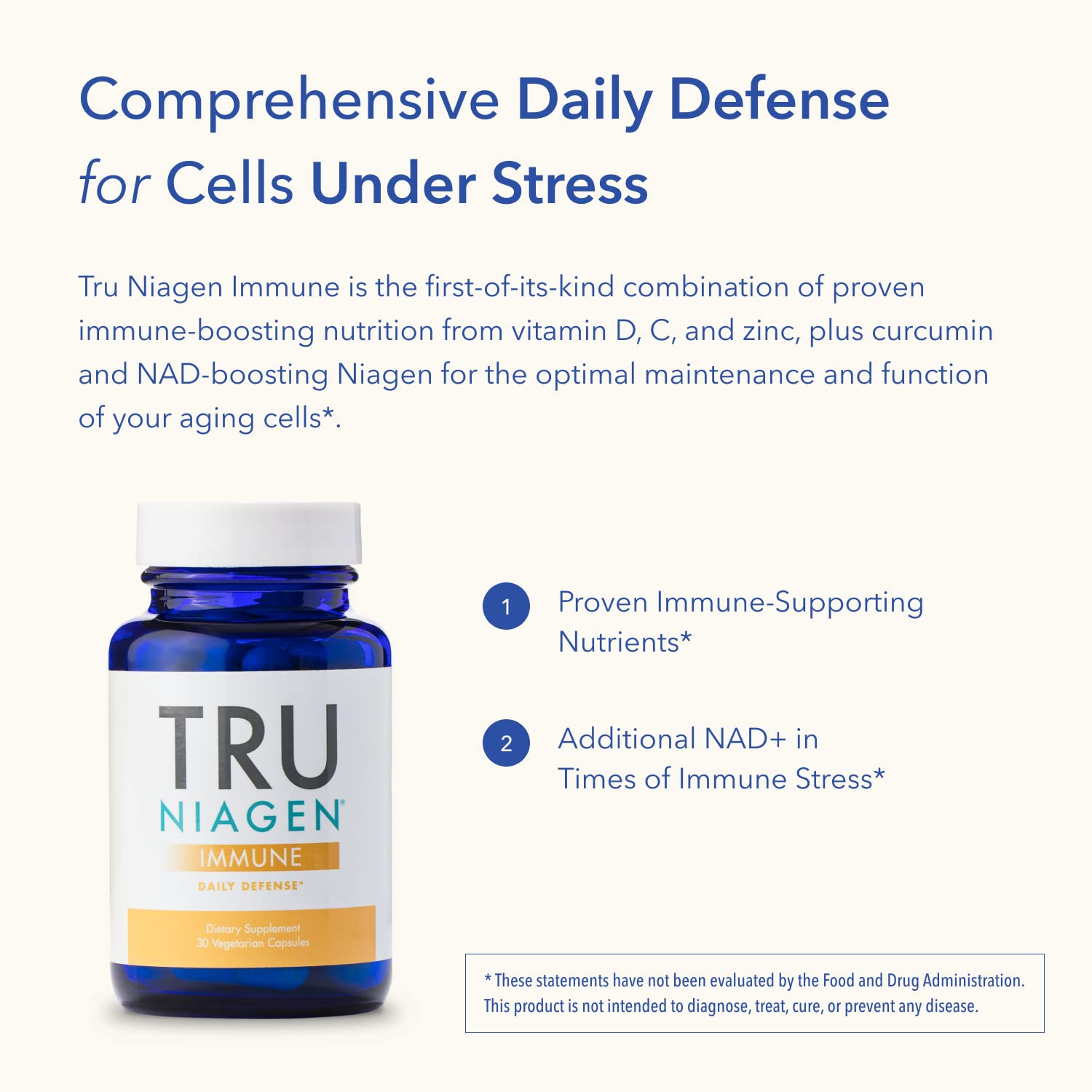TRU NIAGEN Immune NAD-boosting Niagen for cellular energy