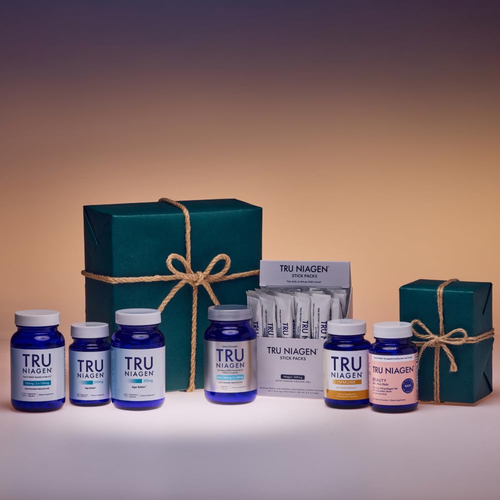 TRU NIAGEN Immune ingredients list with Niagen NAD+ booster and vitamins for holistic energy